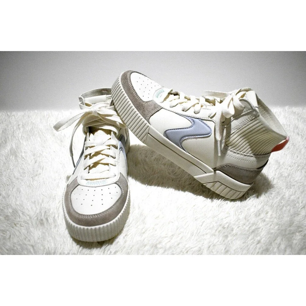 Skechers Jade Cruise Natural Multicolor Court Classics Sneaker - Women's Size 8